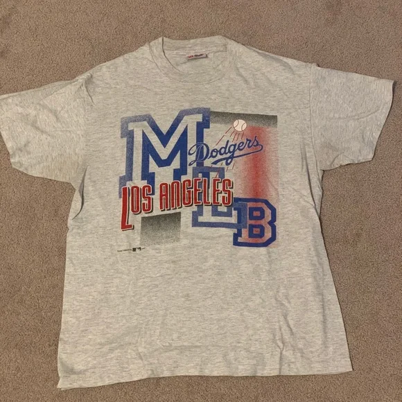 Rare Vintage 1993 LA Dodgers MLB Mens M Shirt - Picture 1 of 5